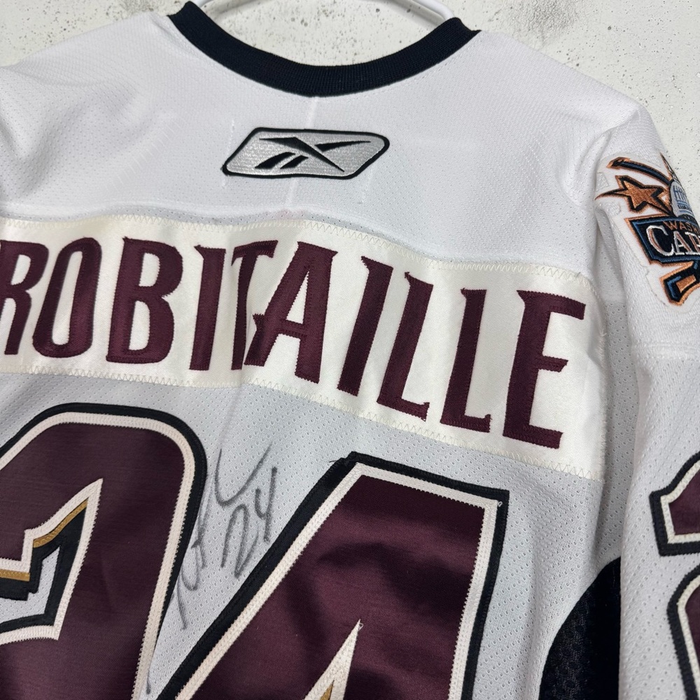 Reebok Hershey Bears Louis Robitaille CCM Hockey Jersey Medium - Picture 11 of 16